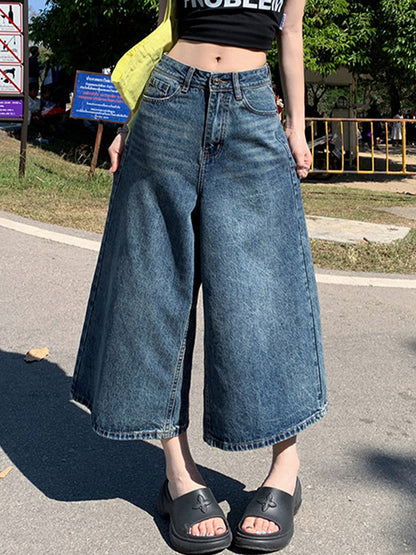 American Vintage Loose Denim Shorts