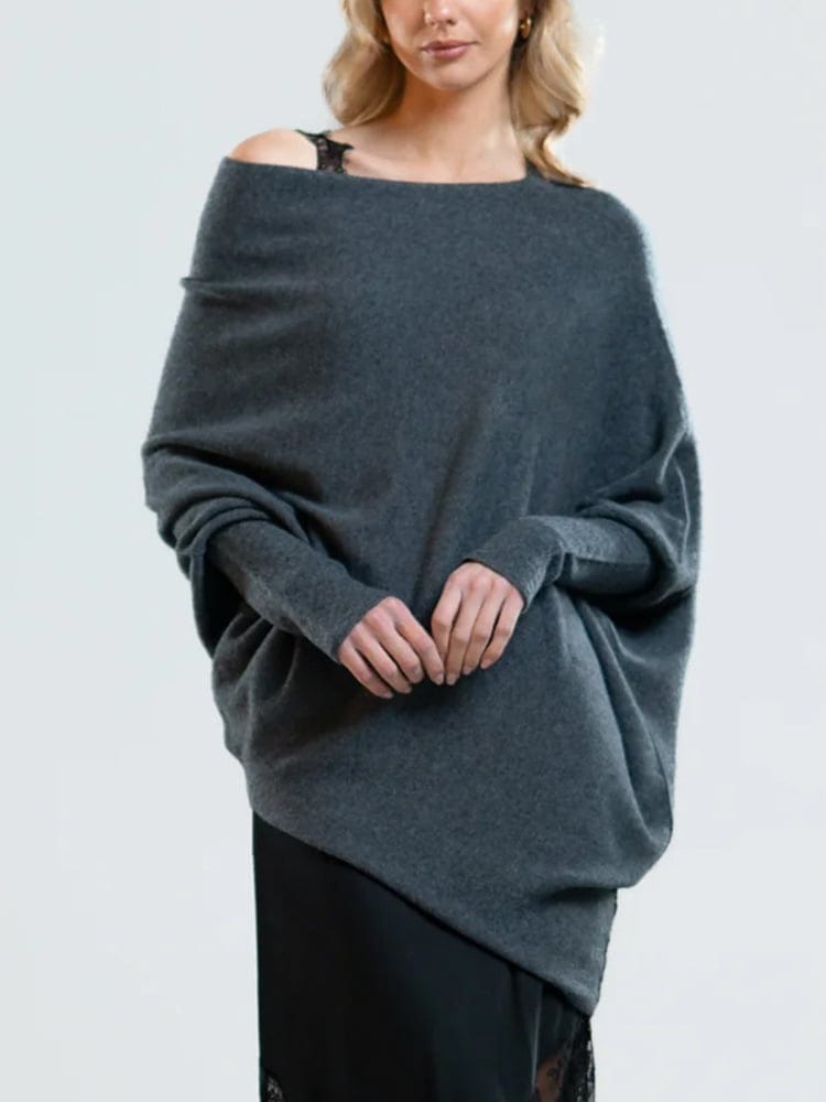 Natasha - Elegante suéter holgado de algodón para mujer | Ideal para días informales