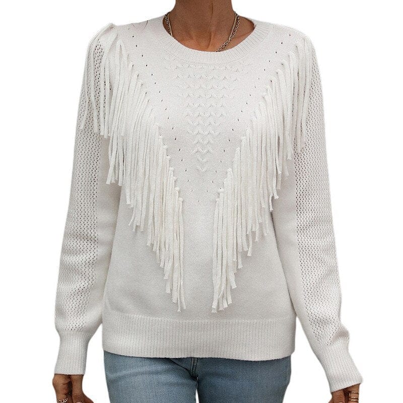 Natalie - Suéter con borlas - Chic - Ideal para otoño