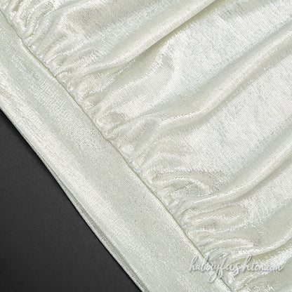 Ruched solid backless tube top
