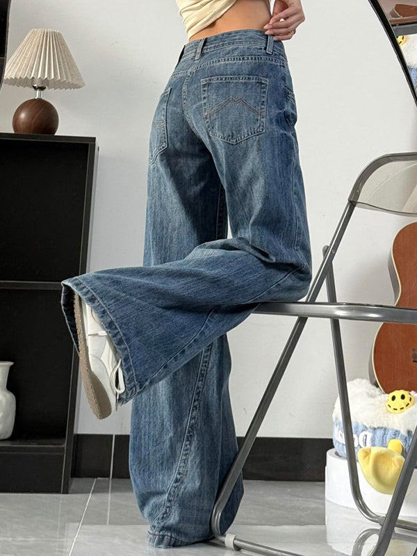 Retro Crease Boyfriend Jeans