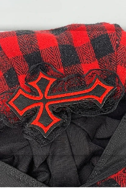 Retro Checked British Style Harajuku Hat