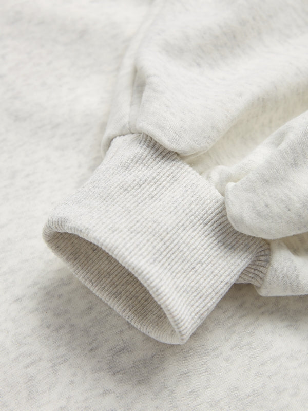 Solid Color Label Embellished Oversized Hoodie