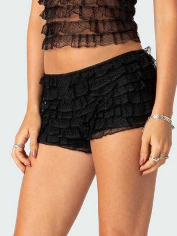 Lace Multi Layered Shorts