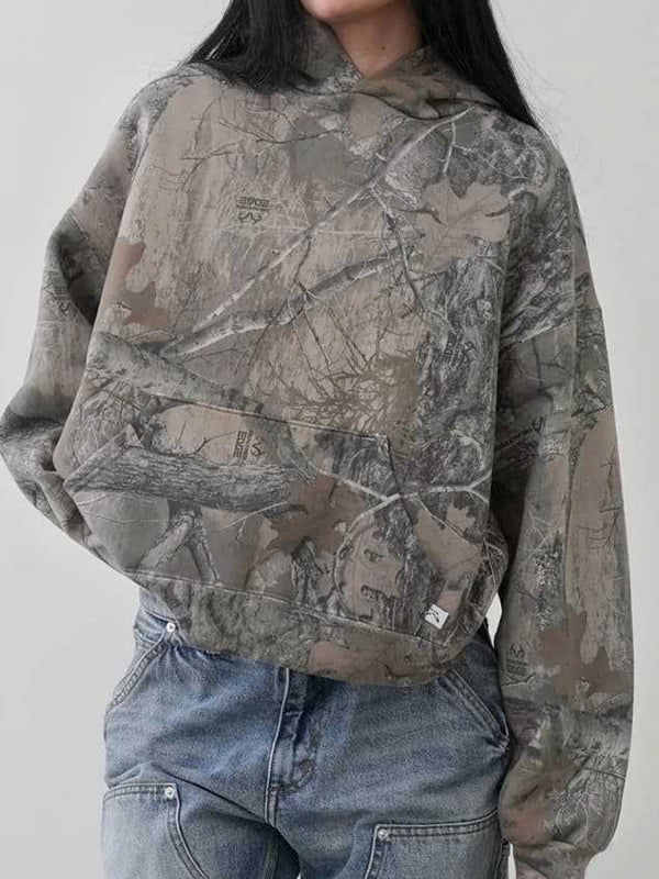 Street Print Oversized Hoodie