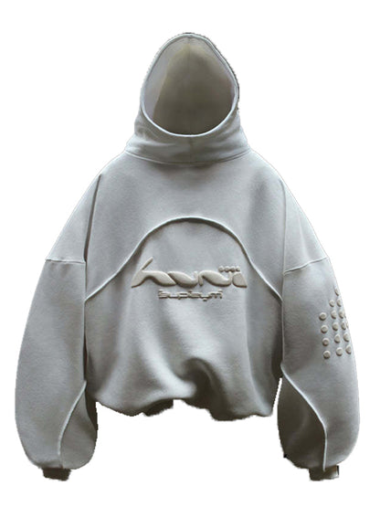 Trendy Casual Multicolored Printed Hoodie