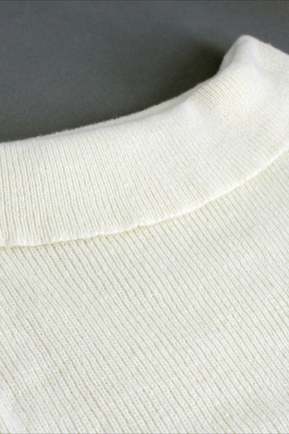 Long Sleeve Off Shoulder Slim Fit Knit Sweater Dress