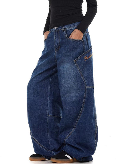 American Design Large Pocket Machete Boyfriend Jeans