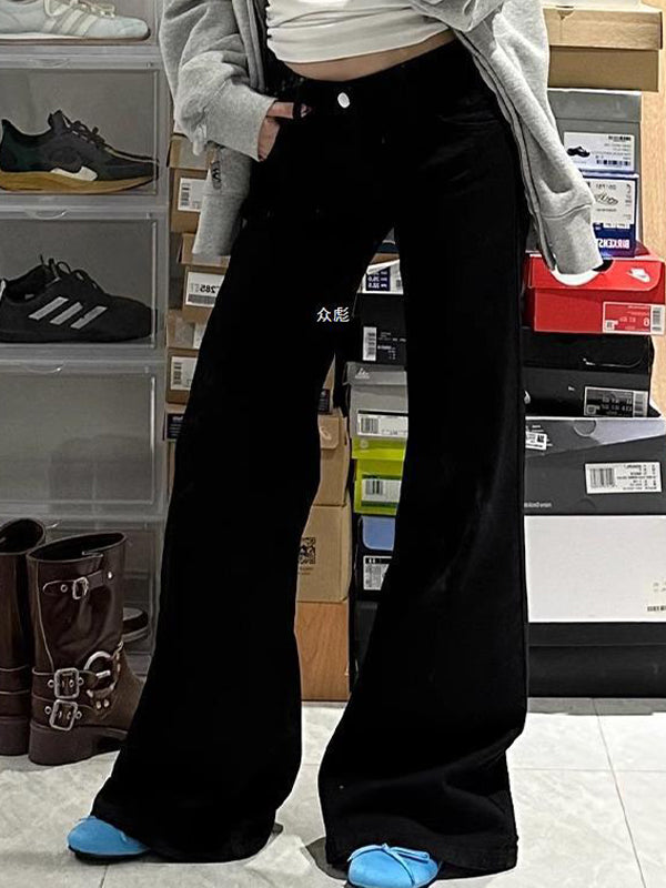 Retro Loose Wide Legs Slimming Boyfriend Jeans