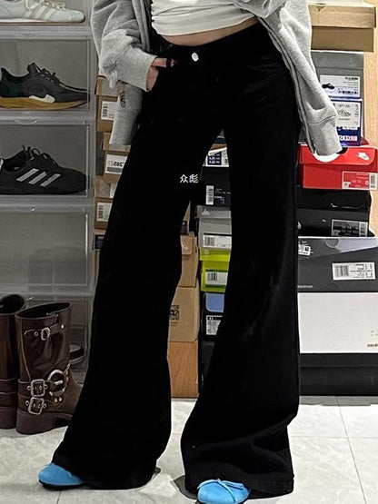 Retro Loose Wide Legs Slimming Boyfriend Jeans