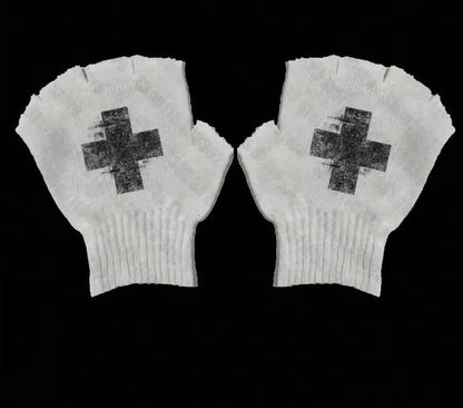 Stretch Knitted Fingerless gloves