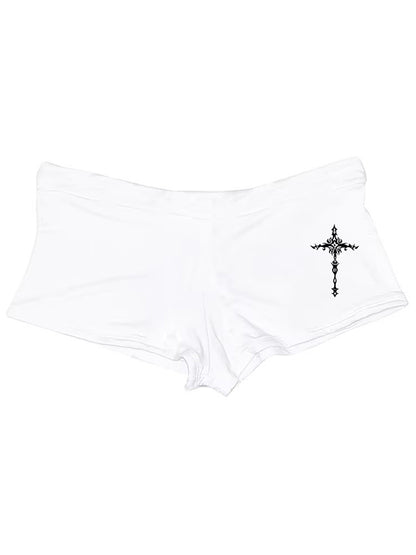 Cross Print Shorts
