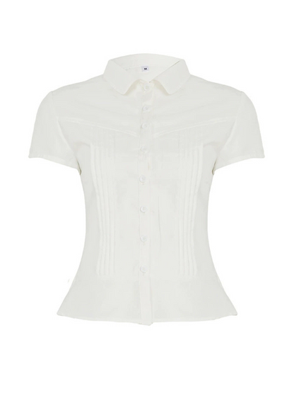 Taylor Pleated Fitted Shirt