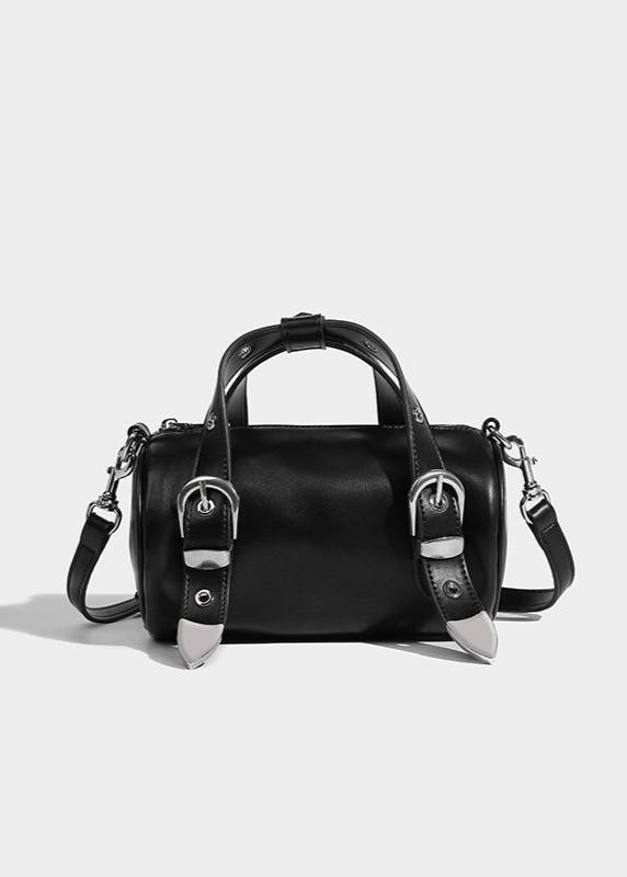 Compact Barrel Crossbody Bag