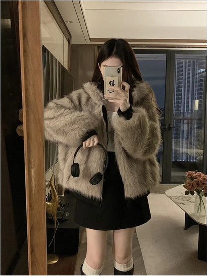Double Faced Quilted Parka Coat