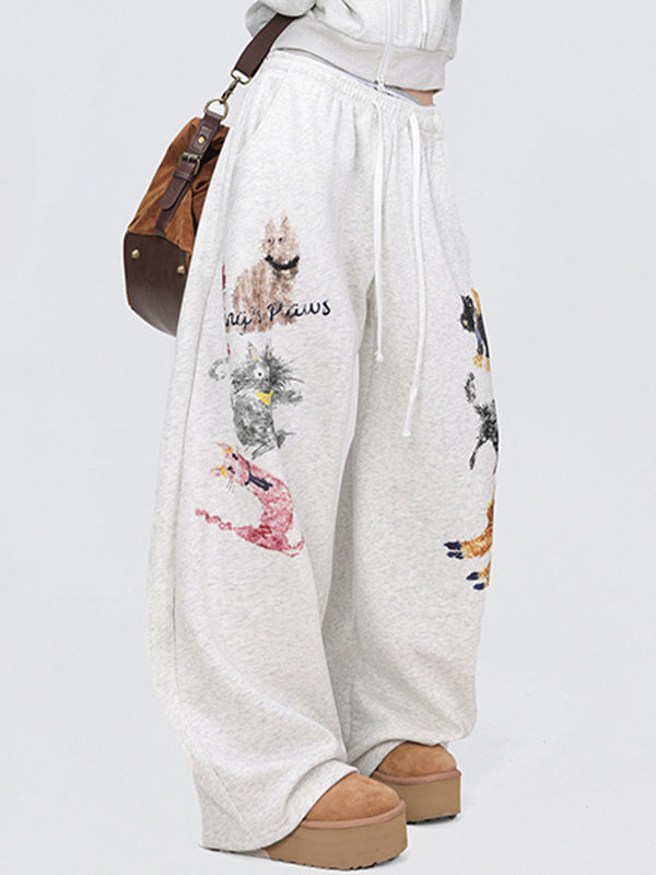 Street Animal Print Sweatpants