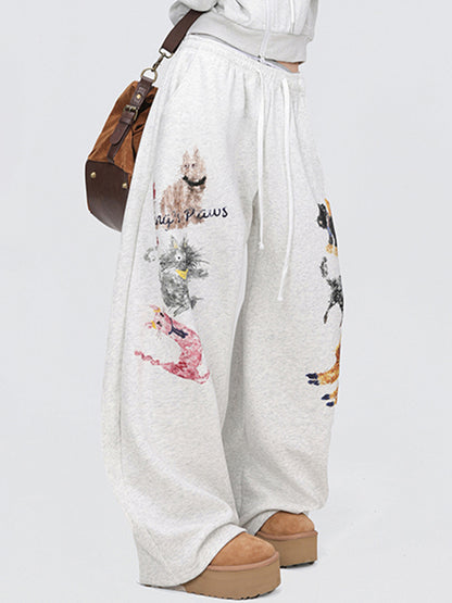 Street Animal Print Sweatpants