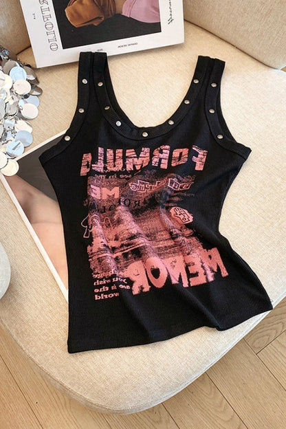 Bodycon Strappy Tank Top