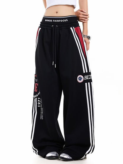 Retro Hot Girl Print Sweatpants