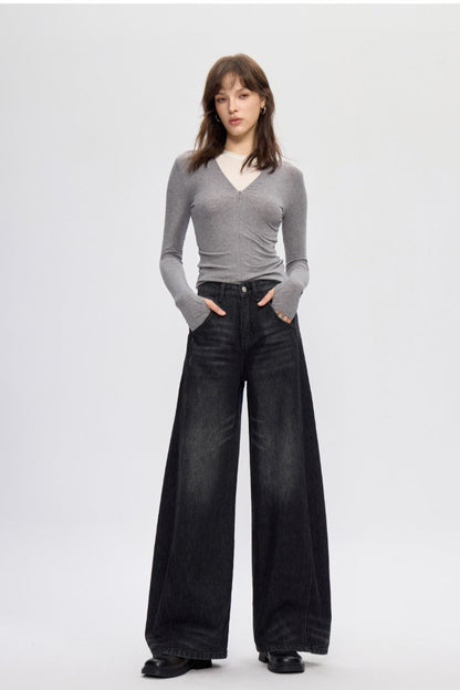Vintage Relaxed Banana Fit Long Jeans