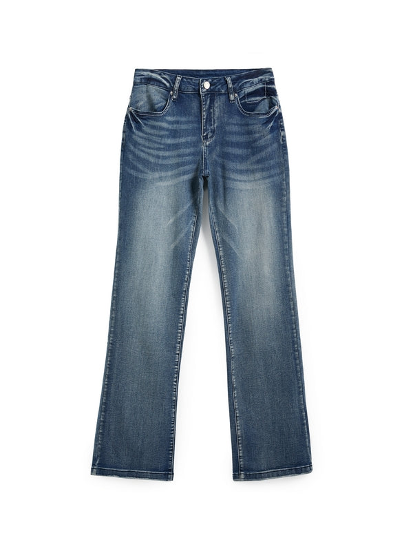 Vintage Denim Y2K Flare Leg Jeans