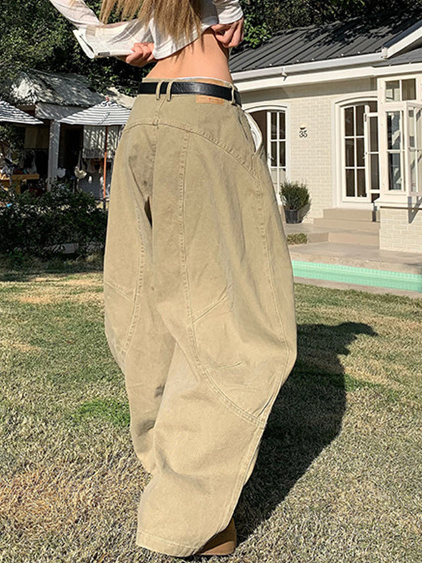 Vintage Minimalist Silhouette Boyfriend Jeans