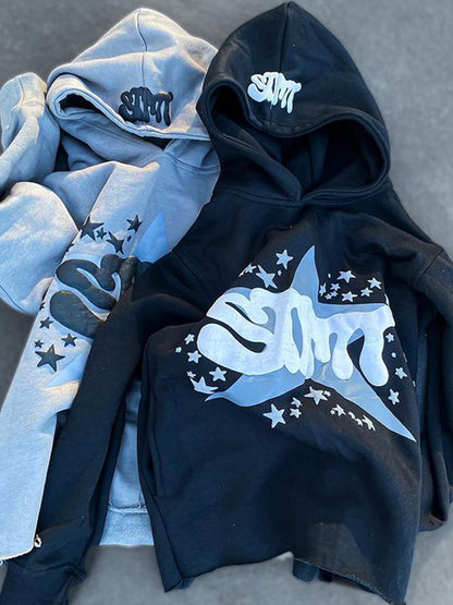 Lettering Oversized Hoodie