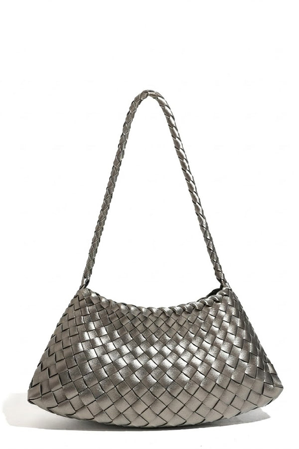 Hand-woven Vintage-style Underarm Shoulder Bag