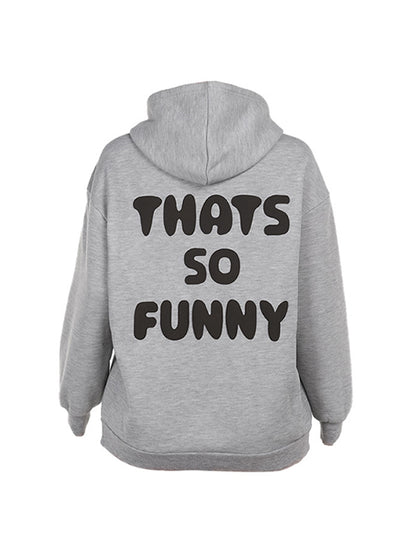 Letter Oversized Hoodie
