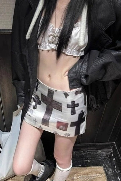 Streetwear Hip Hop Punk Short Skirt