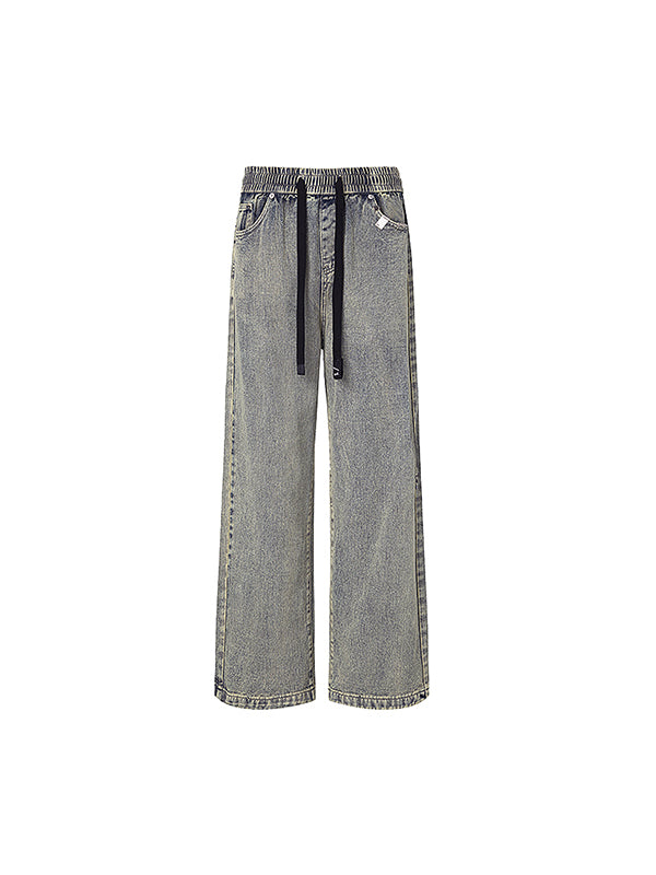 American retro straight Boyfriend Jeans