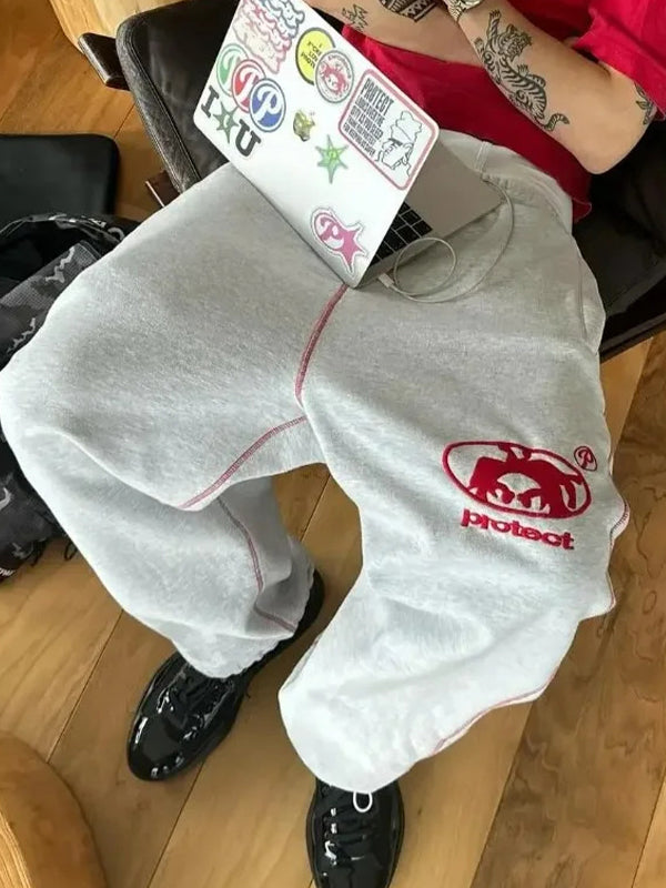 Vintage Print Sweatpants
