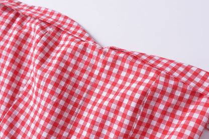 Plaid – Slim Fit Plaid Mini Dress