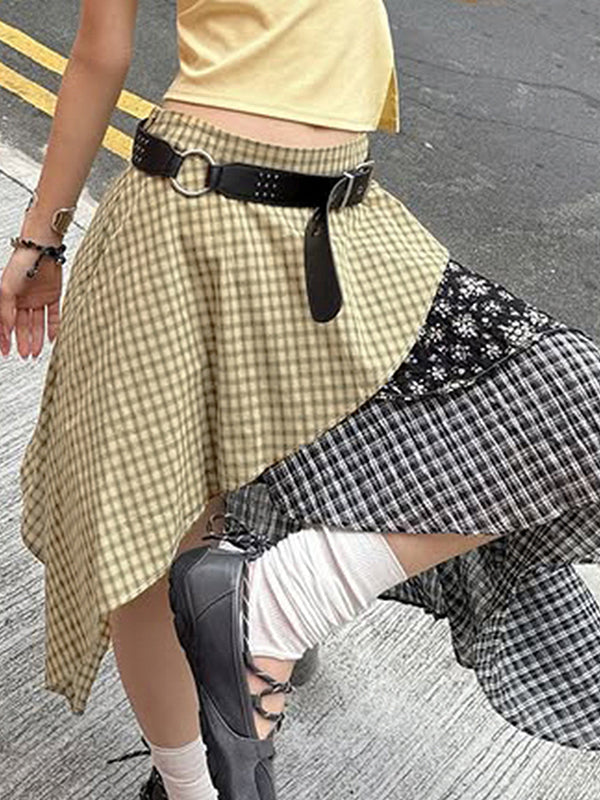 Niche Wasteland Style Street Maxi Skirt