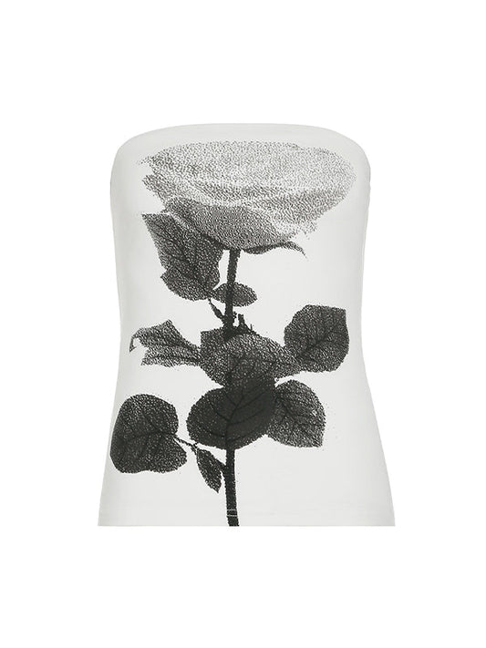 Vintage Rose Boobie Hottie Bandeau Top