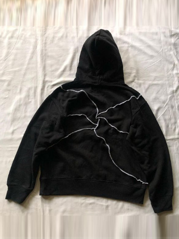 Eye Pattern Oversized Hoodie