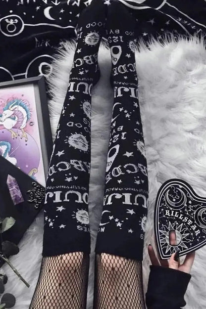 Harajuku Goth Lolita JK High Knee Soft Socks