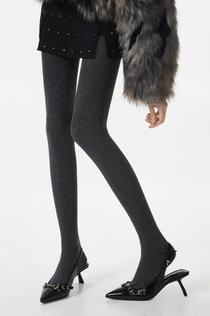 High Waist Knit Moisture Wicking Compression Tights
