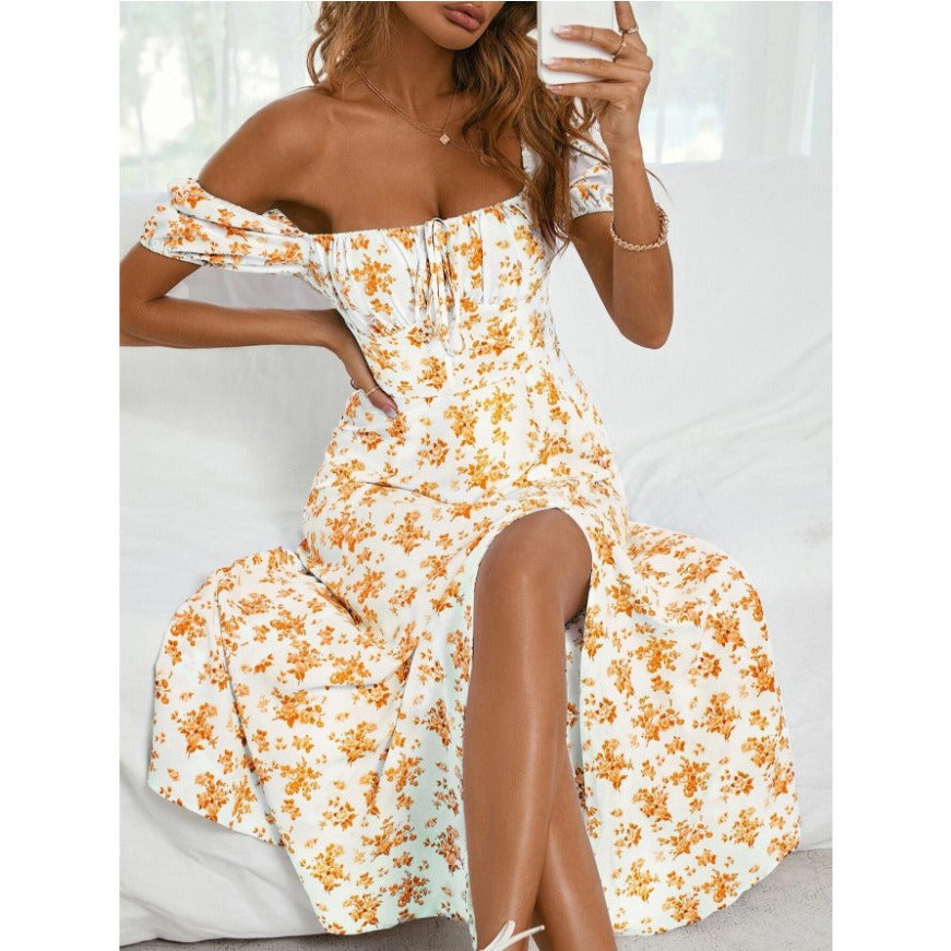 Jadine - Long Dress - Chic Materials - Ideal for Summer