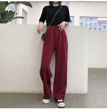 Loose Elegant Wide Leg Office Long Pants
