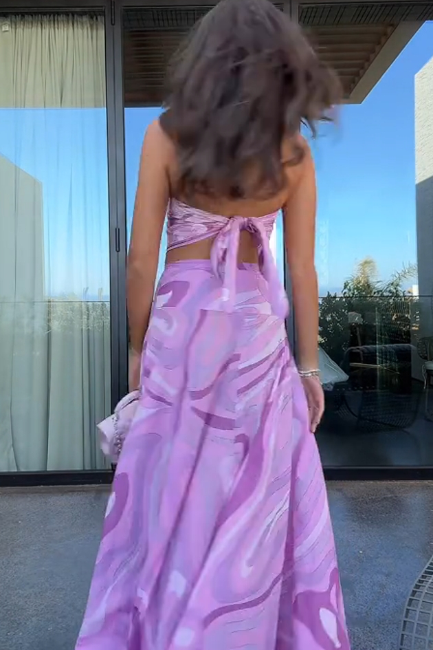Conjunto de falda rosa Roca
