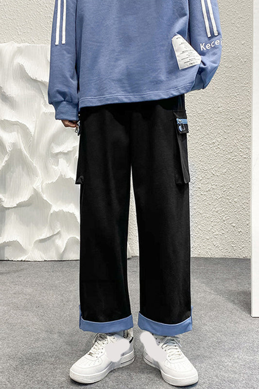 Loose Side Cargo Pockets Men Pants