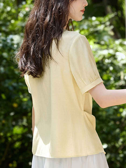 Maya Vacation Tie Textured Shirt