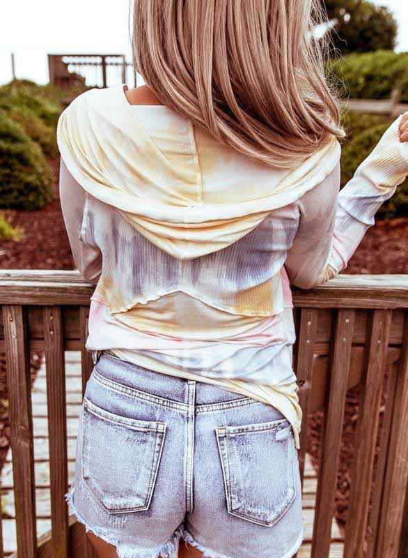 Cute Colorful Tie-dye Hoodie