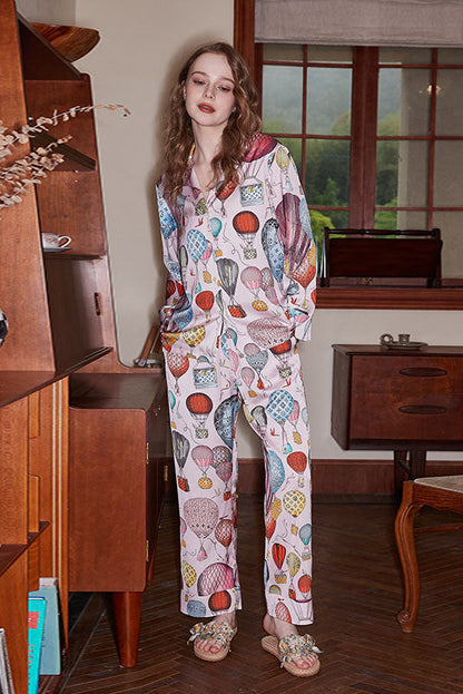 Conjunto de pijama con globo aerostático de Foundation