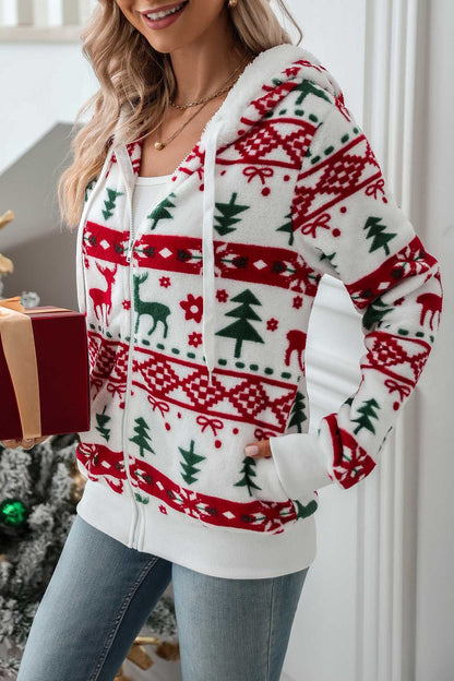 Cárdigan navideño festivo