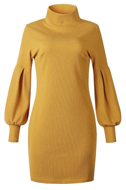 O Neck Autumn Sexy Dress(3 Colors)