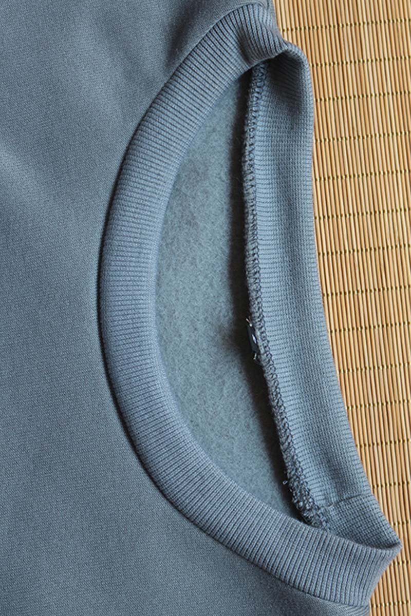 O Neck Stitching Tops
