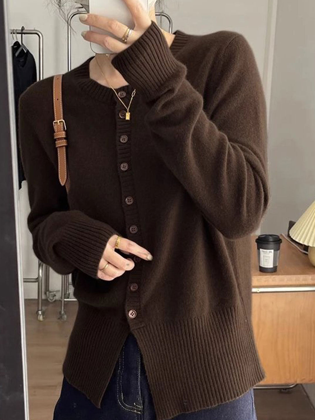 Lauren Vintage Slim Knitted Cardigan