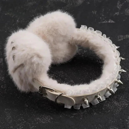 Harajuku Y2K Lace Rivet Earmuff
